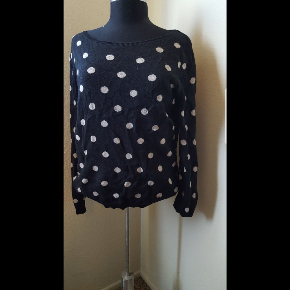Retro Polka Dot Sweater